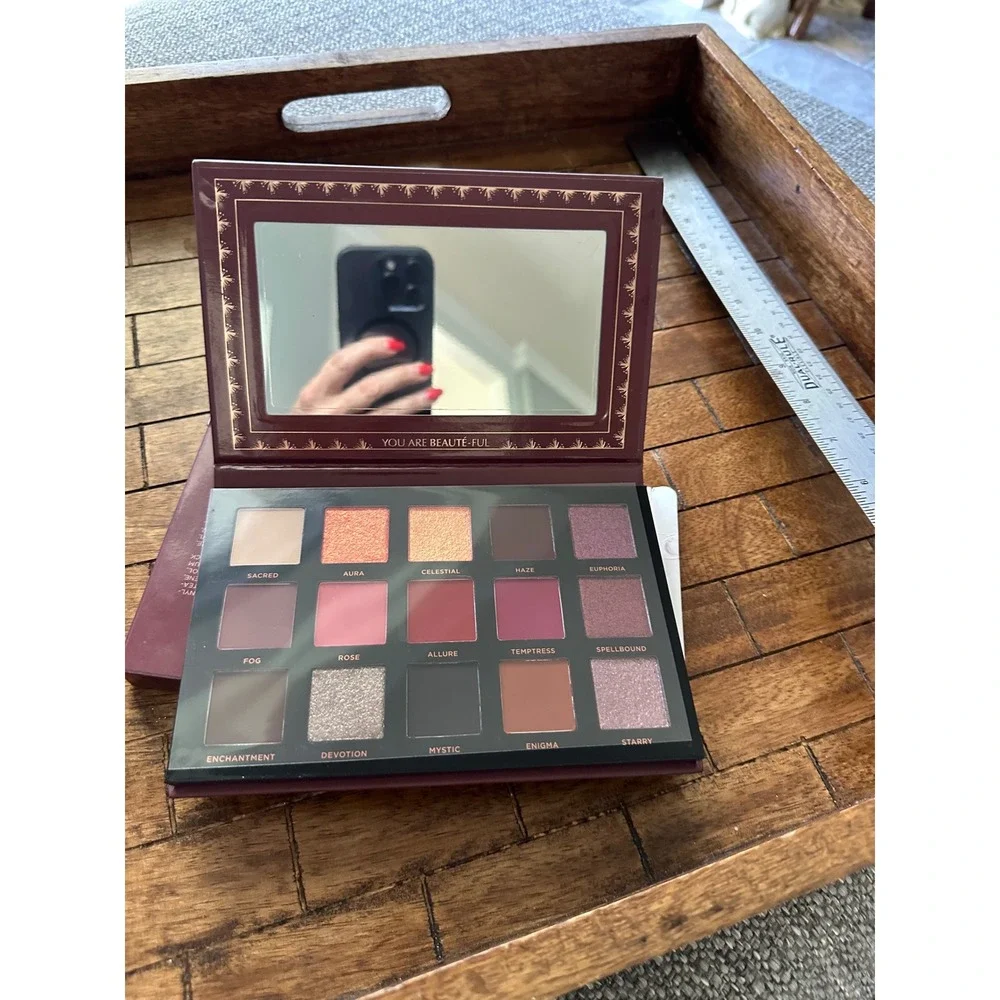Ace Beaute Mystic Romance Eyeshadow Palette 15 Shades Floral Case New in package